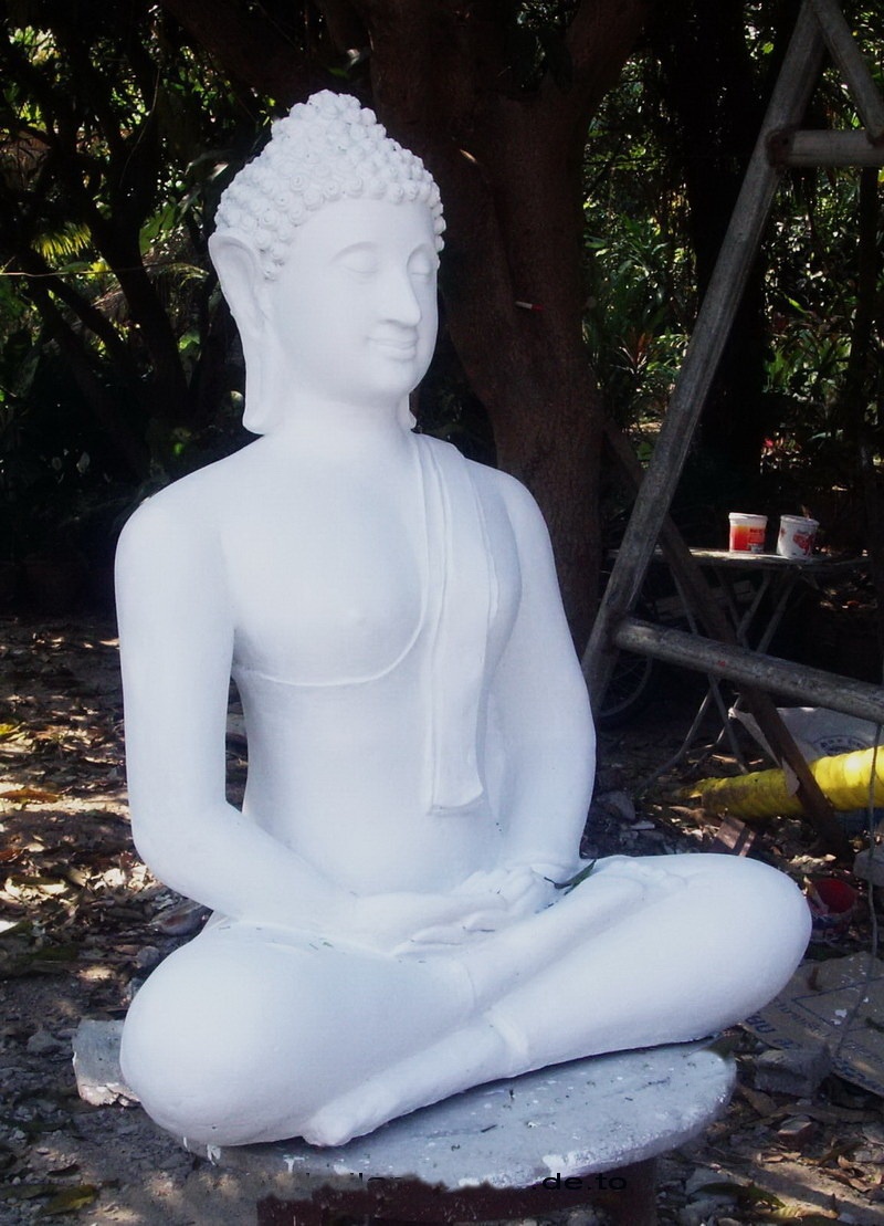 weisser Buddha